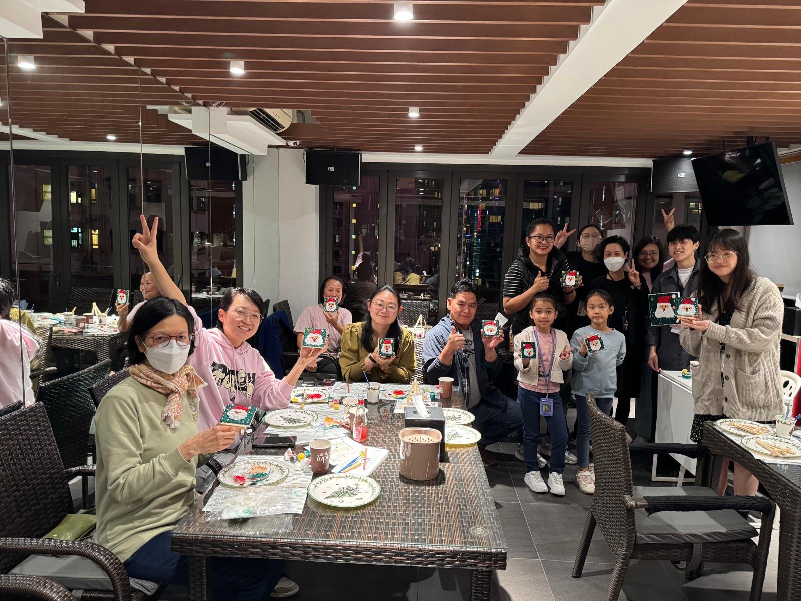 Texture Art Christmas Workshop